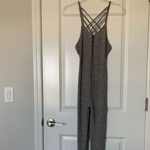 Shein grey jumpsuite